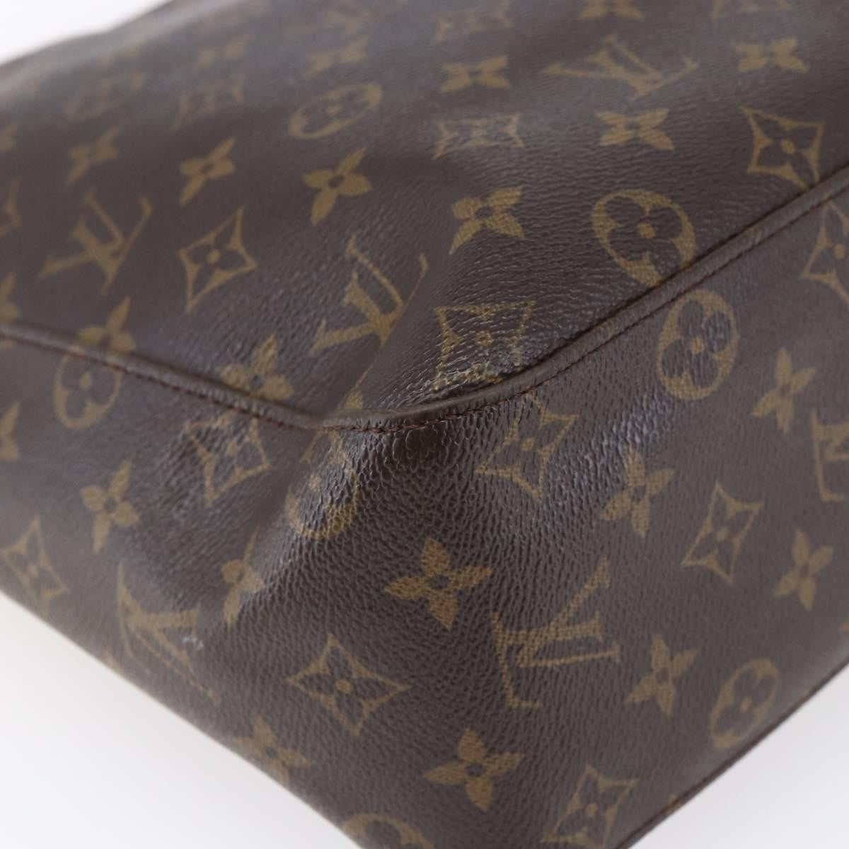 Louis Vuitton Looping Handbag Monogram Canvas, BROWN, CANVAS, Shoulder bag
