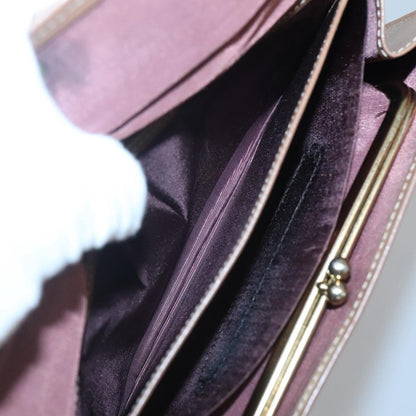 Christian Dior Vintage Honeycomb Flap Wallet Coated Canvas, BEIGE, CANVAS, Wallets