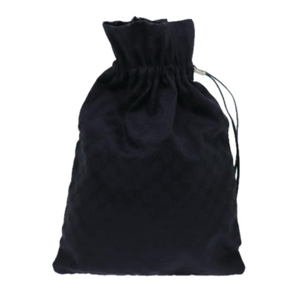 Gucci Vintage Web Drawstring Bucket Bag GG Coated Canvas, BLACK, CANVAS, Clutche & pouche