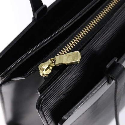 Louis Vuitton Croisette Handbag Epi Leather, BLACK, LEATHER, Tote bag