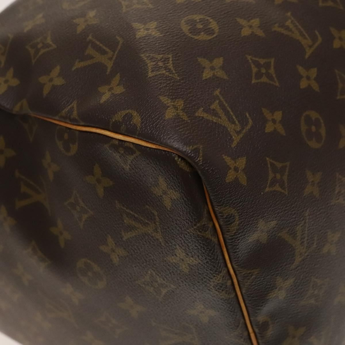 Louis Vuitton Keepall Bag Monogram Canvas, BROWN, CANVAS, Travel bag