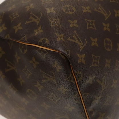 Louis Vuitton Keepall Bag Monogram Canvas, BROWN, CANVAS, Travel bag