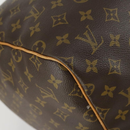 Louis Vuitton Keepall Bag Monogram Canvas, BROWN, CANVAS, Travel bag