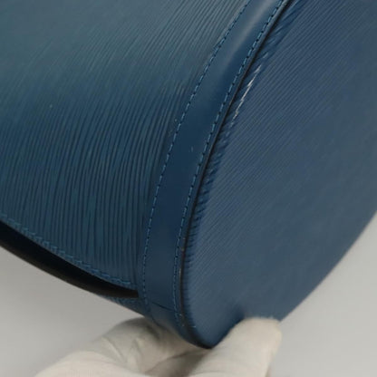 Louis Vuitton Cluny Shoulder Bag Epi Leather, BLUE, LEATHER, Shoulder bag