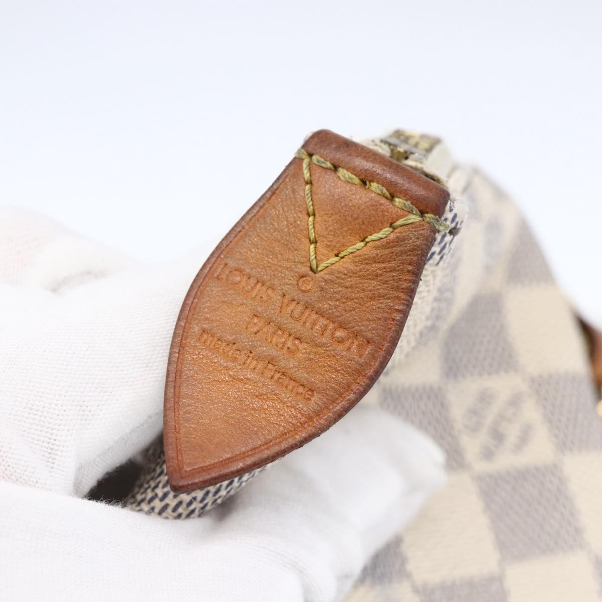 Louis Vuitton Totally Handbag Damier azur, WHITE, CANVAS, Tote bag