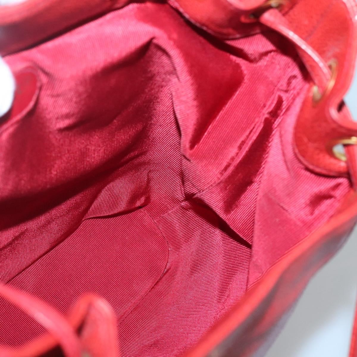 Chanel Vintage Backpack Caviar, RED, LEATHER, Backpack