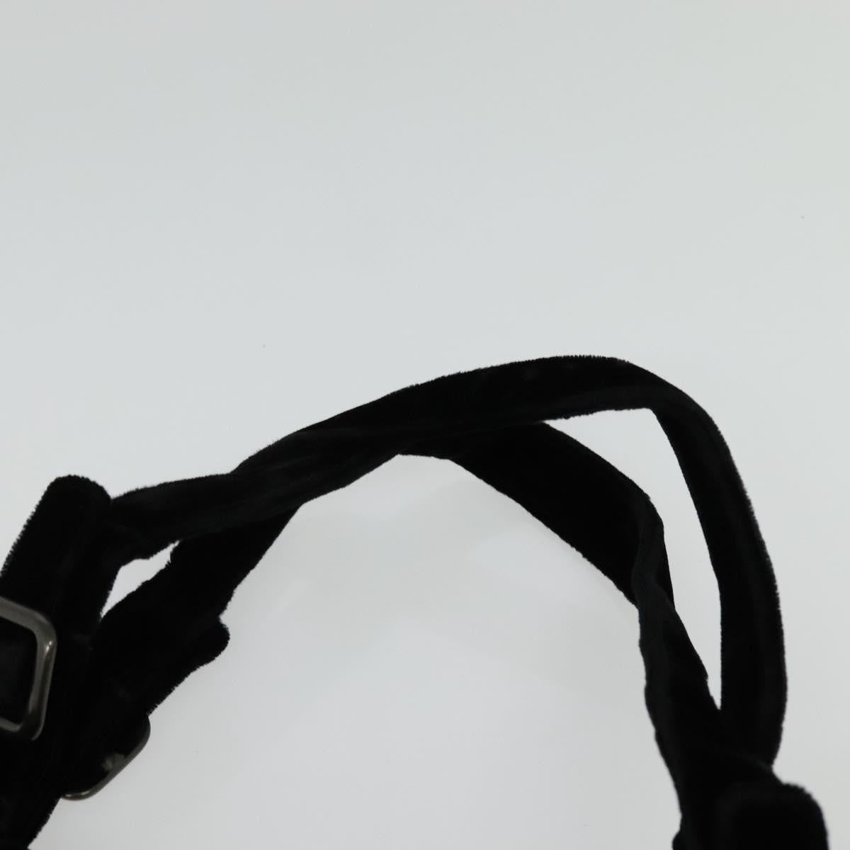 Prada Vintage Handbag Tessuto, BLACK, VELVET, Handbag