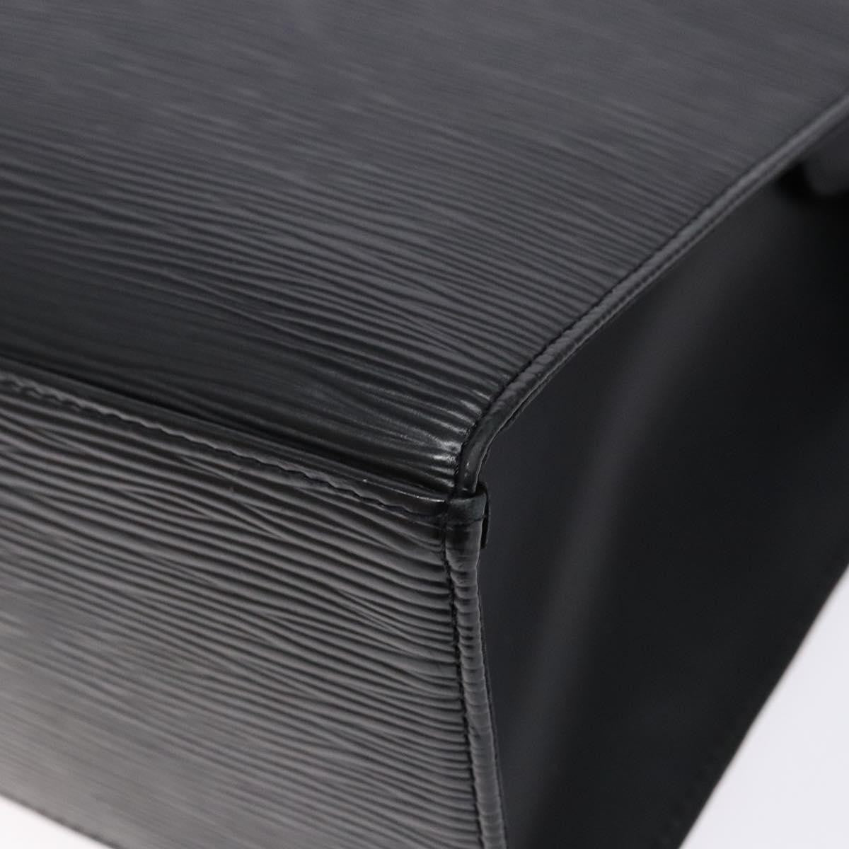 Louis Vuitton Croisette Handbag Epi Leather, BLACK, LEATHER, Tote bag