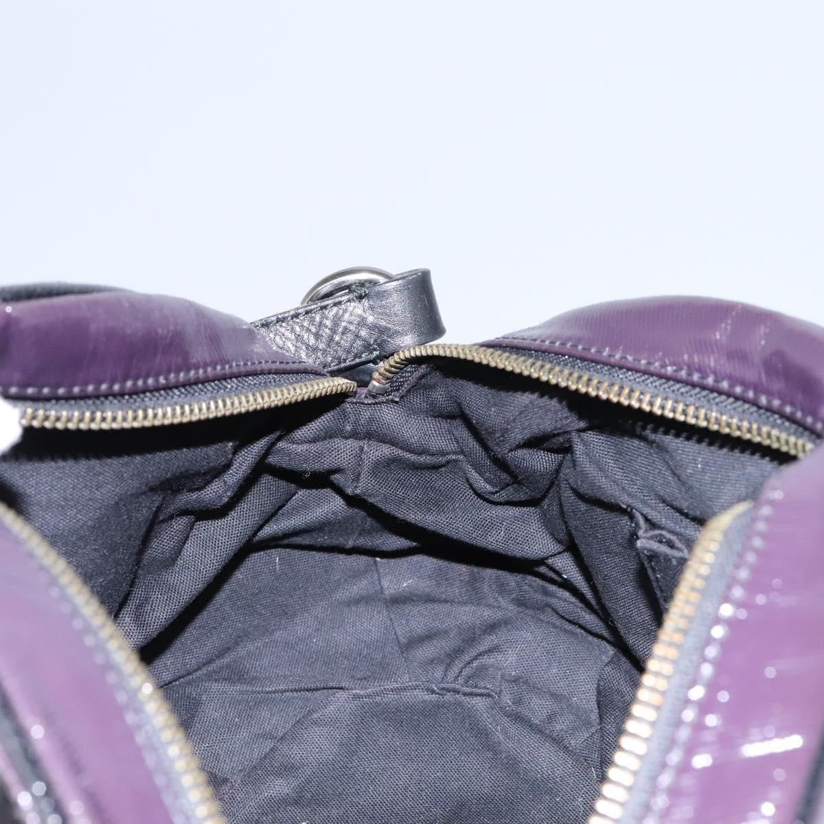Burberry Blue Label shoulder bag Enamel, PURPLE, PATENT_LEATHER, Shoulder bag