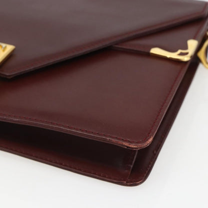 cartier Must de Cartier Shoulder Bag Leather, BURGUNDY, LEATHER, Shoulder bag