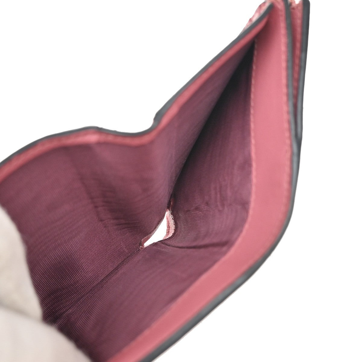 Christian Dior Saddle Trifold Flap Wallet Leather, PINK, LEATHER, Wallets