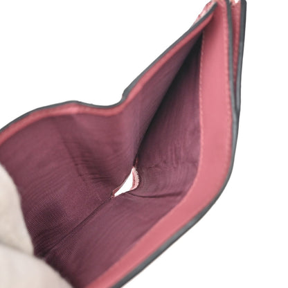 Christian Dior Saddle Trifold Flap Wallet Leather, PINK, LEATHER, Wallets