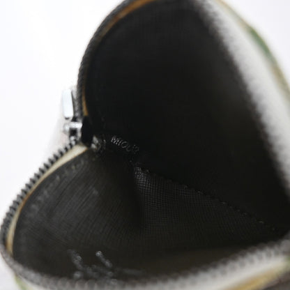 Louis Vuitton Round Coin Purse Mini Lin Croisette, GREEN, CANVAS, Wallets