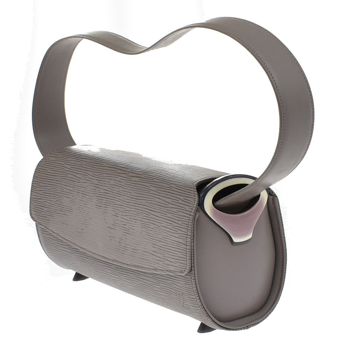 Louis Vuitton Nocturne Handbag Epi Leather, PURPLE, LEATHER, Shoulder bag