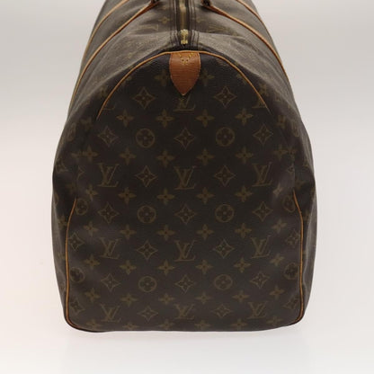 Louis Vuitton Keepall Bag Monogram Canvas, BROWN, CANVAS, Travel bag
