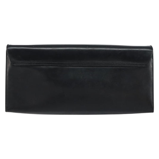 Salvatore Ferragamo Gancini Chain Shoulder bag Leather, BLACK, LEATHER, Shoulder bag