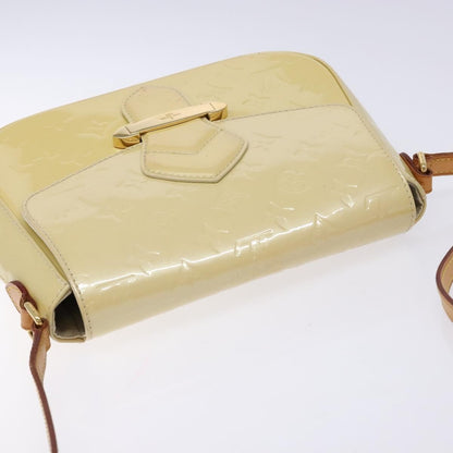 Louis Vuitton Bellflower Handbag Monogram Vernis, BEIGE, PATENT_LEATHER, Handbag