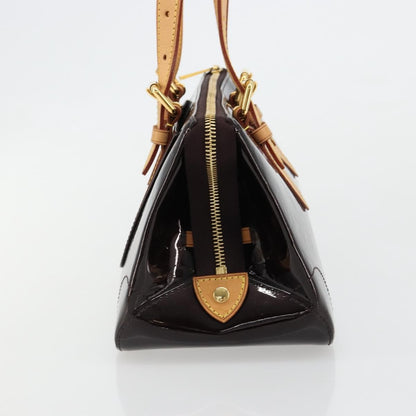Louis Vuitton Rosewood Avenue Handbag Monogram Vernis, Purple, Patent Leather, Handbag