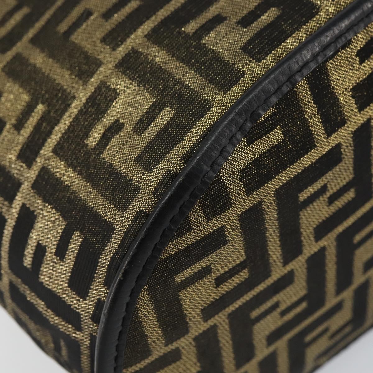 Fendi Vanity Clutch Canvas, BROWN, CANVAS, Clutche & pouche