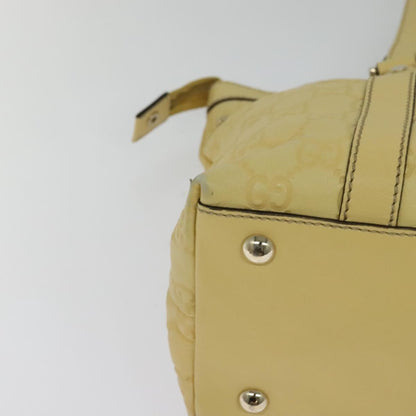 Gucci Abbey Zip Tote Guccissima, YELLOW, CANVAS, Tote bag