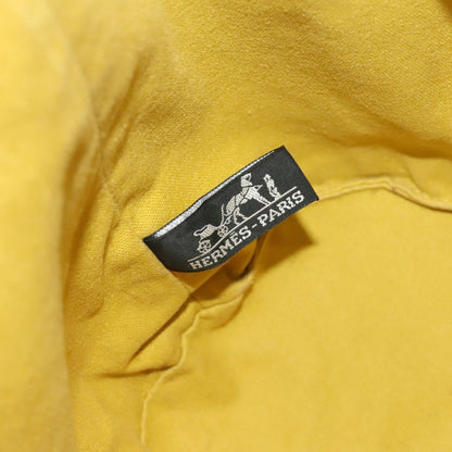 Hermes Polochon Mimile Drawstring Backpal Canvas, ORANGE, CANVAS, Backpack