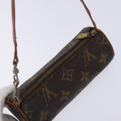 Louis Vuitton Papillon Pochette Monogram Canvas, BROWN, CANVAS, Clutche & pouche