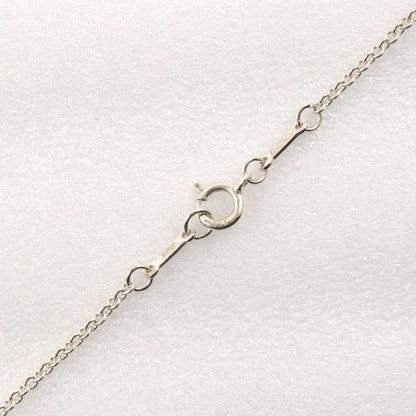 Tiffany & Co. Elsa Peretti Open Heart Pendant Necklace Sterling Silver, SILVER, SILVER, Necklace