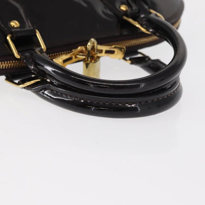 Louis Vuitton Alma Handbag Patent Leather, PURPLE, PATENT_LEATHER, Handbag