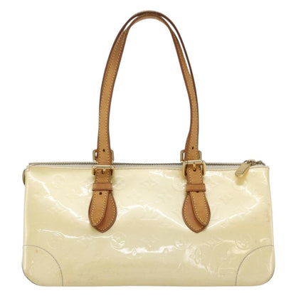 Louis Vuitton Rosewood Avenue Handbag Monogram Vernis, BEIGE, PATENT_LEATHER, Handbag