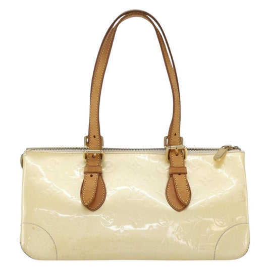 Louis Vuitton Rosewood Avenue Handbag Monogram Vernis, BEIGE, PATENT_LEATHER, Handbag