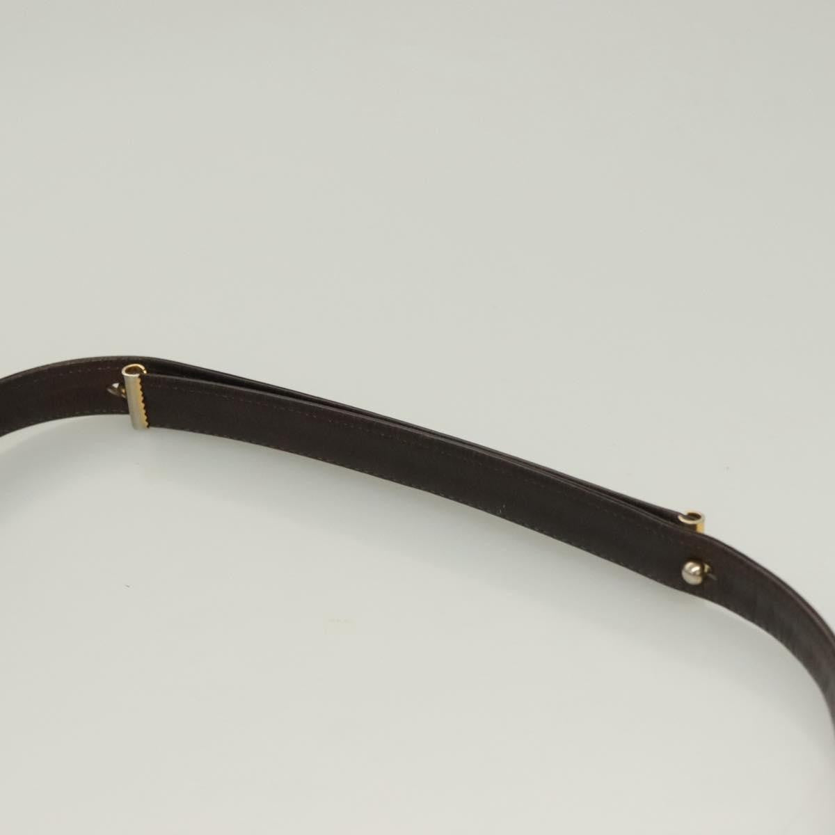 Christian Dior Vintage Trotter Shoulder Bag Canvas, BROWN, CANVAS, Shoulder bag