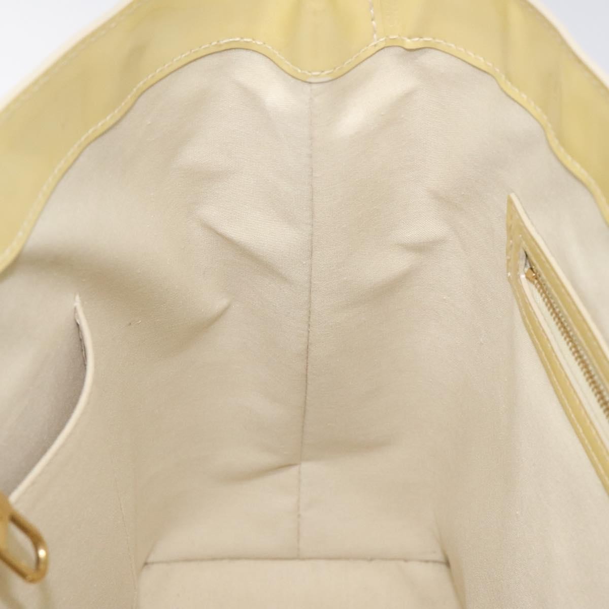 Louis Vuitton Wilshire Handbag Monogram Vernis, YELLOW, PATENT_LEATHER, Handbag