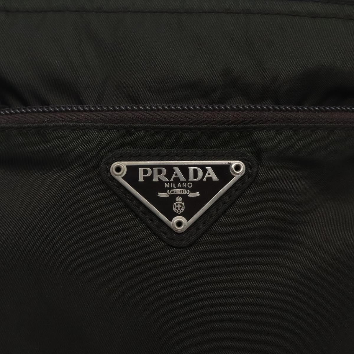 Prada Flat Messenger Bag Tessuto, KHAKI, NYLON, Shoulder bag