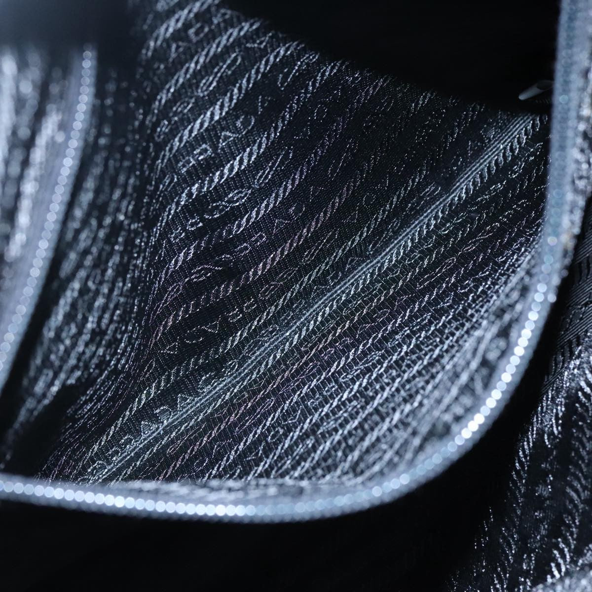 Prada Vintage Chain Tote Tessuto, KHAKI, NYLON, Tote bag