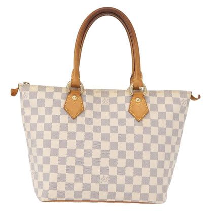 Louis Vuitton Saleya Handbag Damier, WHITE, CANVAS, Tote bag