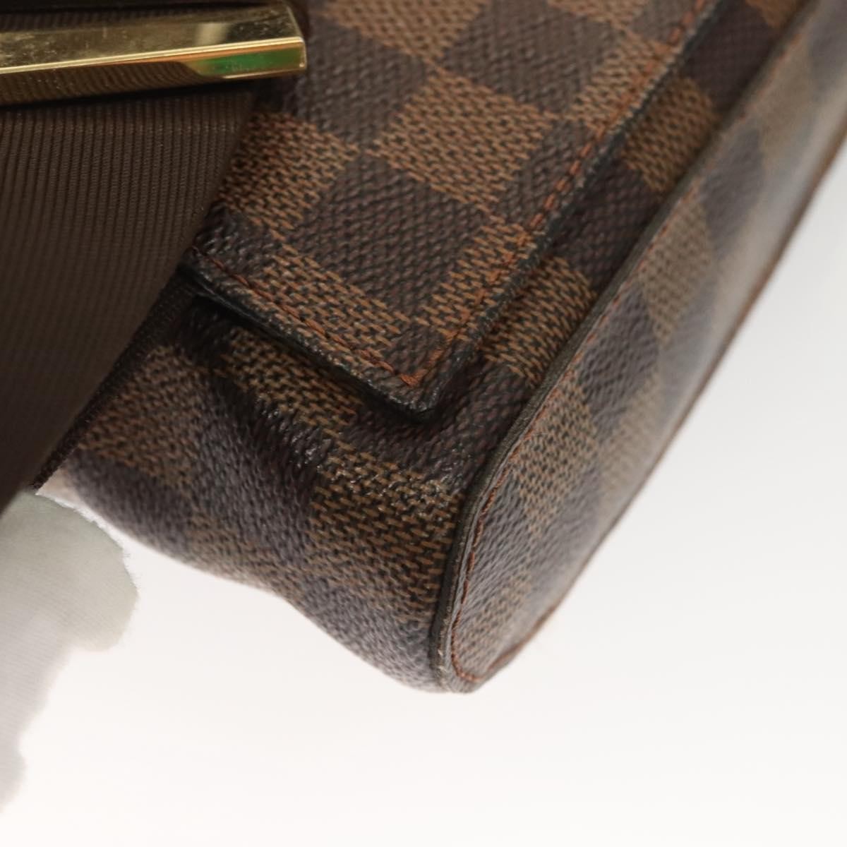 Louis Vuitton Geronimos Waist Bag Damier, BROWN, CANVAS, Shoulder bag