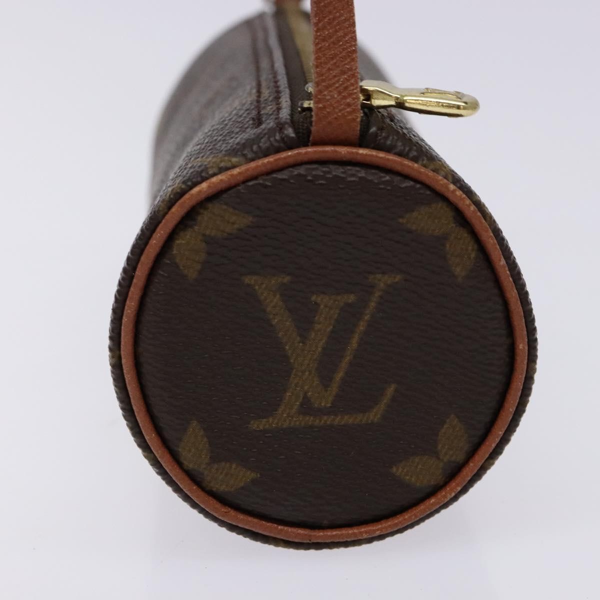 Louis Vuitton Papillon Pochette Monogram Canvas, BROWN, CANVAS, Handbag
