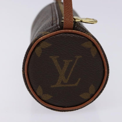 Louis Vuitton Papillon Pochette Monogram Canvas, BROWN, CANVAS, Handbag