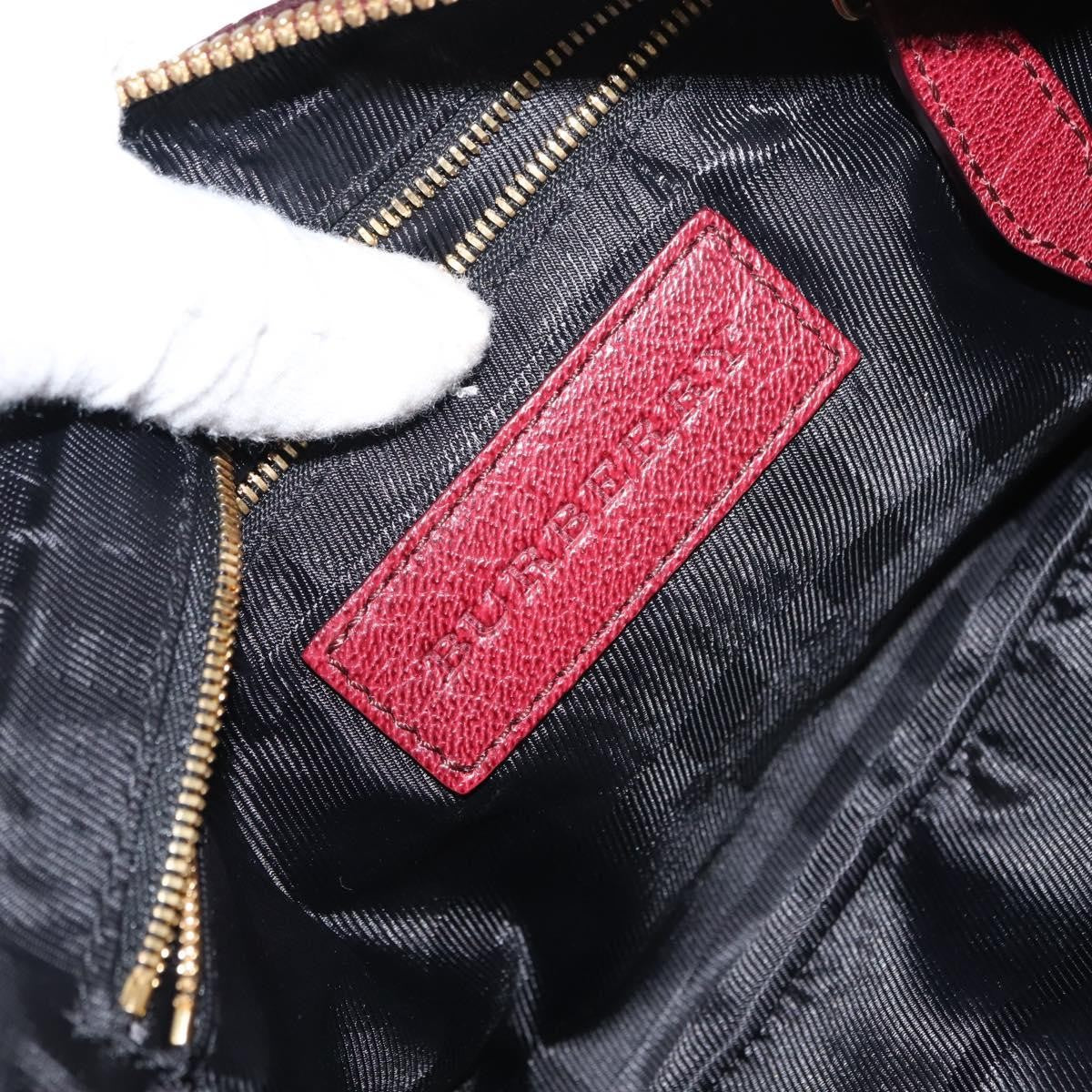 Burberry Shoulder Bag Leather, RED, LEATHER, Shoulder bag