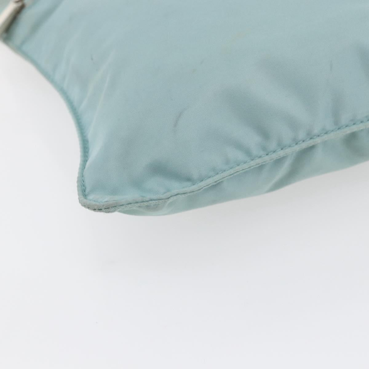 Prada Front Pocket Messenger Bag Tessuto, BLUE, NYLON, Shoulder bag