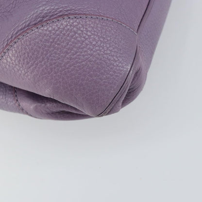 Salvatore Ferragamo Marisa Satchel Leather, PURPLE, LEATHER, Handbag