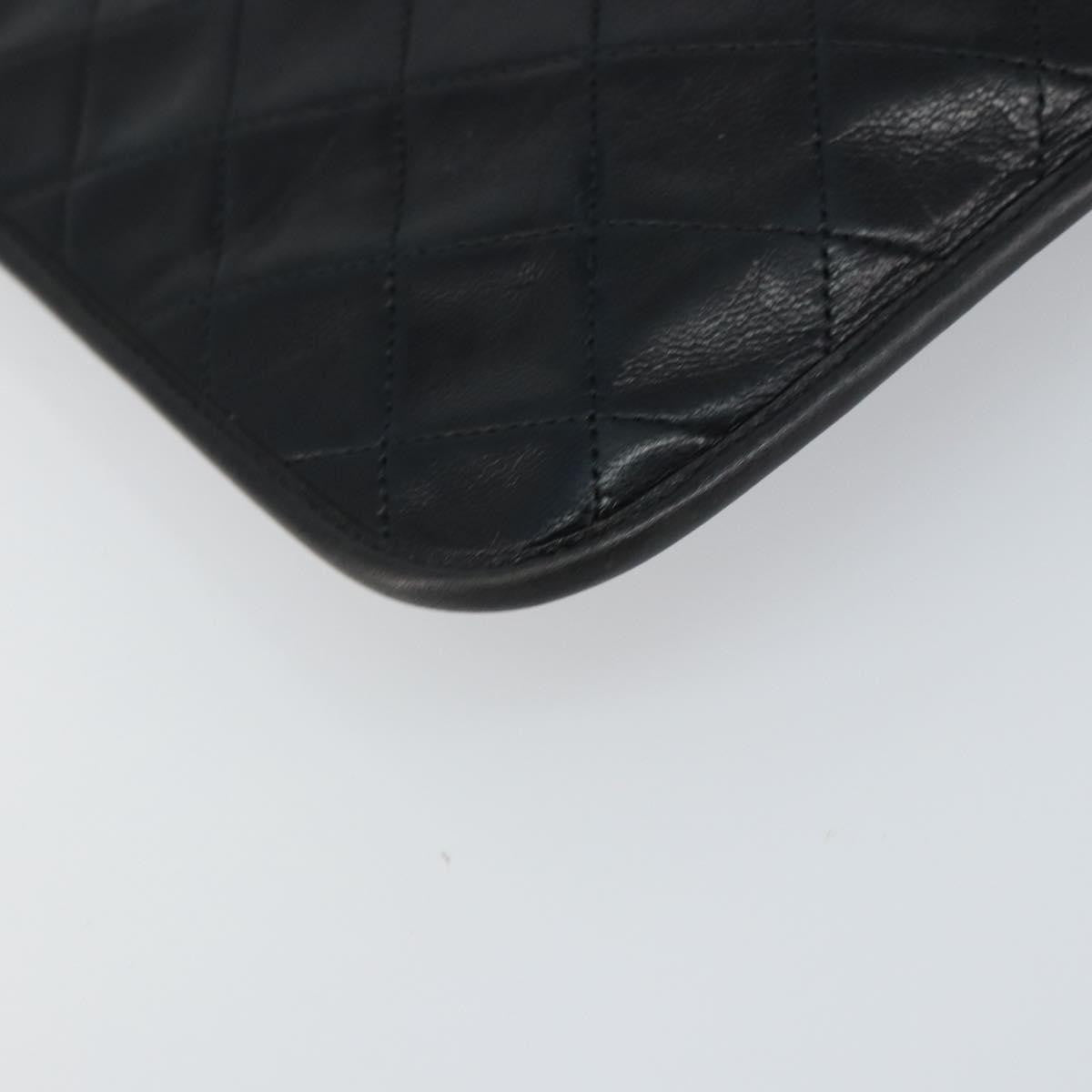 Chanel Vintage Tote Leather, BLACK, LEATHER, Tote bag