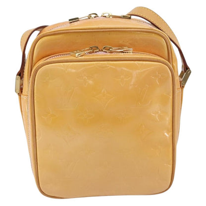 Louis Vuitton Wooster Handbag Monogram Vernis, YELLOW, PATENT_LEATHER, Shoulder bag
