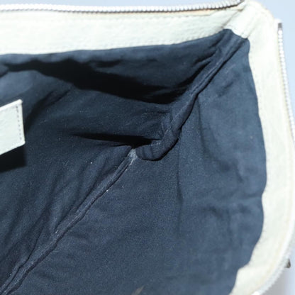 Balenciaga Classic City Clip Pouch Leather, BEIGE, LEATHER, Clutche & pouche