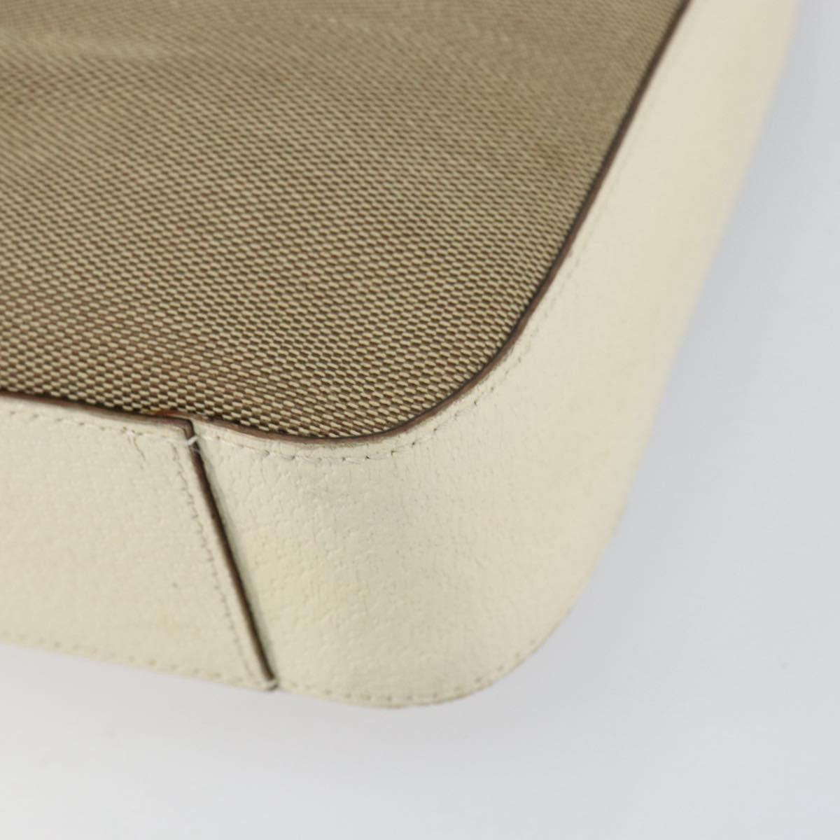 Gucci Vintage Shoulder Bag Canvas, BEIGE, CANVAS, Shoulder bag