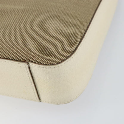 Gucci Vintage Shoulder Bag Canvas, BEIGE, CANVAS, Shoulder bag