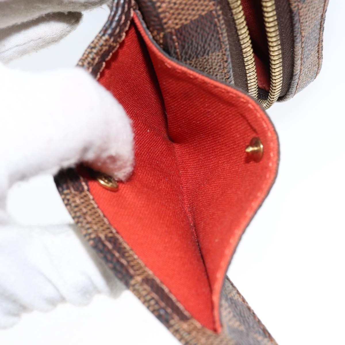 Louis Vuitton Geronimos Waist Bag Damier, BROWN, CANVAS, Clutche & pouche