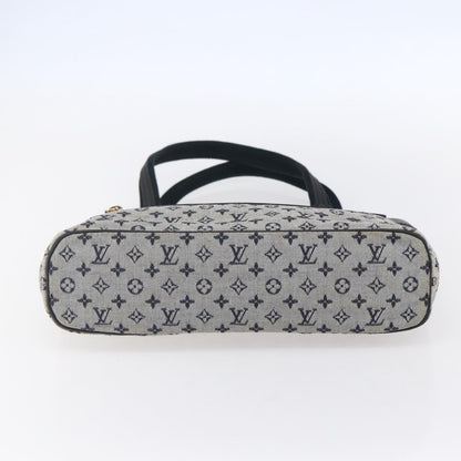 Louis Vuitton Lucille Handbag Mini Lin, BLUE, CANVAS, Handbag