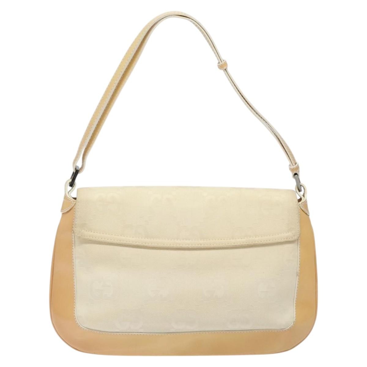 Gucci GG Canvas Bag Canvas, BEIGE, CANVAS, Shoulder bag
