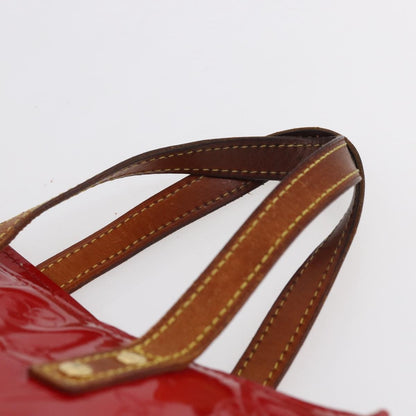 Louis Vuitton Reade Handbag Monogram Vernis, RED, PATENT_LEATHER, Handbag